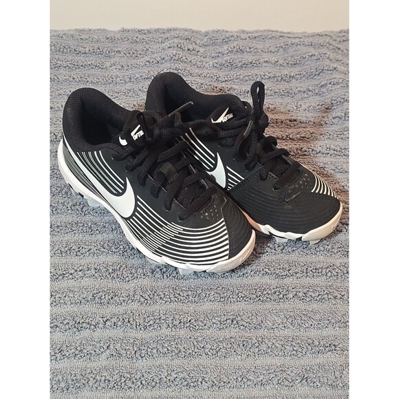 Nike Fastflex Youth Kids Black/white Baseball Softball Shoes Size 11C - Picture 1 of 10